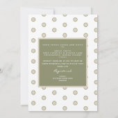 Niedliche Babydusche von zwei Kindern - Einladung (Rückseite)