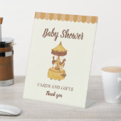 Niedliche Babyduschkarten und -geschenke Sockelschild (In SItu)