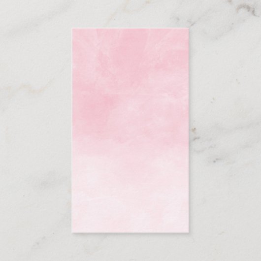 Niedliche Babyduschmaschine für Mädchen Begleitkarte (Rückseite)