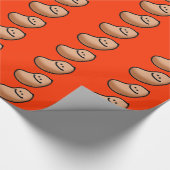 Niedliche Babyerdnuß Geschenkpapier (Ecke)