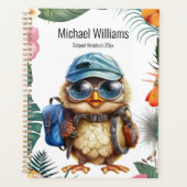 Niedliche Babyeule mit Rucksack, Kapseln und Sonne Planer (Vorderseite)