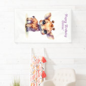 Niedliche Babygiraffe Banner (Insitu)