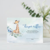 Niedliche Babygiraffe Begleitkarte (Stehend Vorderseite)