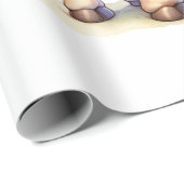 Niedliche Babygiraffe Geschenkpapier (Rolleneckpunkt)