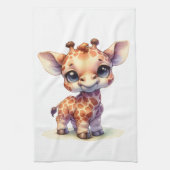 Niedliche Babygiraffe Geschirrtuch (Vertikal)
