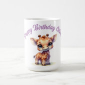 Niedliche Babygiraffe Kaffeetasse (Mittel)