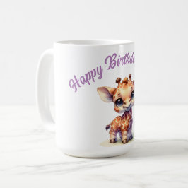 Niedliche Babygiraffe Kaffeetasse