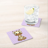 Niedliche Babygiraffe Kawaii Cartoon Untersetzer (Vor Ort)