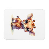 Niedliche Babygiraffe Magnet (Horizontal)