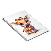 Niedliche Babygiraffe Notizblock (Rechte Seite)
