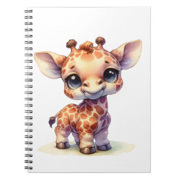 Niedliche Babygiraffe Notizblock