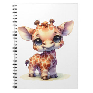 Niedliche Babygiraffe Notizblock