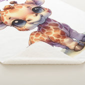 Niedliche Babygiraffe Sherpadecke (3/4)