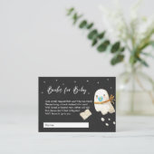 Niedliche Babyhostbücher für Babydusche Begleitkarte (Stehend Vorderseite)