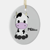 Niedliche Babykuh-Cartoonkinder Keramik Ornament (Rechts)