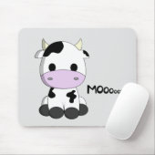 Niedliche Babykuh-Cartoonkinder Mousepad (Mit Mouse)