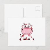 Niedliche Babykuh Postkarte (Vorne/Hinten)