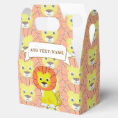 Niedliche Babylatte im gesamten Print-Muster Geschenkschachtel (Geöffnet)