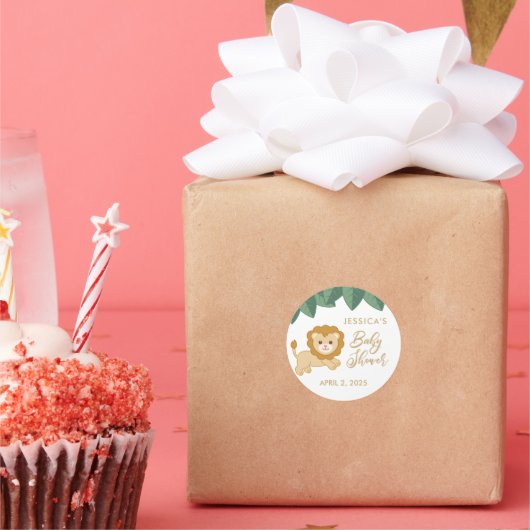 Niedliche Babylondusche bevorzugt Aufkleber (Party)