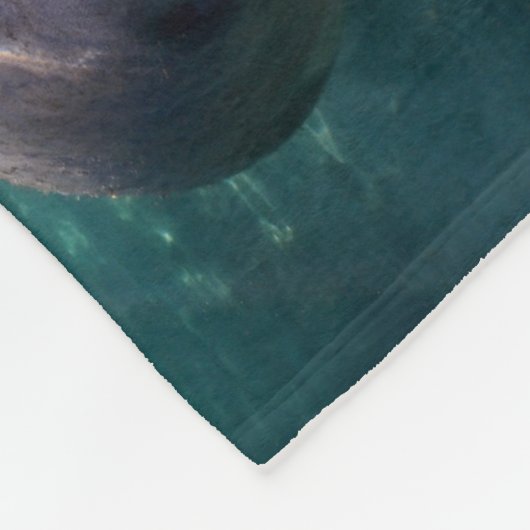 Niedliche Babymanatis-Fleecedecke Fleecedecke (Ecke)