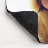 niedliche Babymaus Mousepad (Ecke)