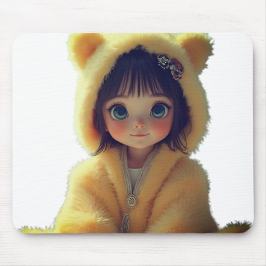 niedliche Babymaus Mousepad (Vorne)