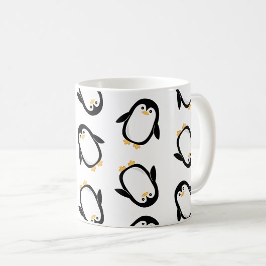 Niedliche BabyPenguins gefroren Tee oder Kaffee Kaffeetasse (VorderseiteRechts)