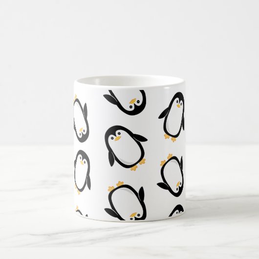 Niedliche BabyPenguins gefroren Tee oder Kaffee Kaffeetasse (Mittel)