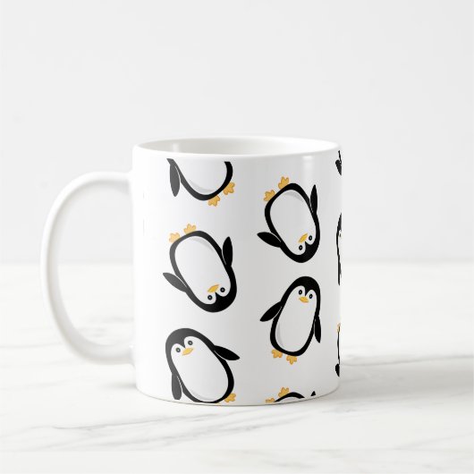 Niedliche BabyPenguins gefroren Tee oder Kaffee Kaffeetasse (Links)