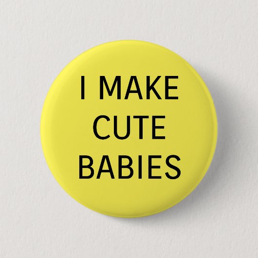 Niedliche Babys Button (Vorderseite)