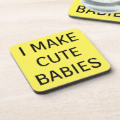 Niedliche Babys Getränkeuntersetzer (Linke Seite)