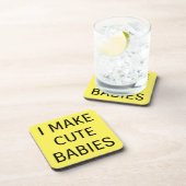 Niedliche Babys Getränkeuntersetzer (Rechte Seite)