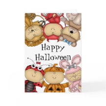 Niedliche Babys glückliches Halloween