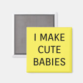 Niedliche Babys Magnet (Vorderseite/Rückseite)