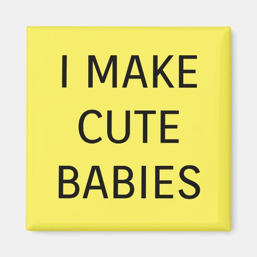 Niedliche Babys Magnet (Vorne)