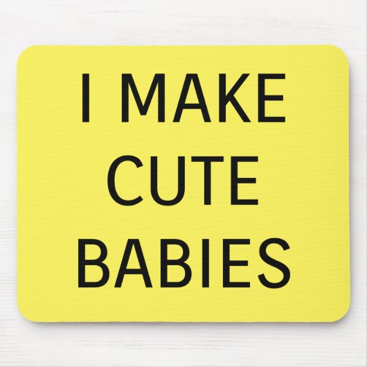 Niedliche Babys Mousepad (Vorne)