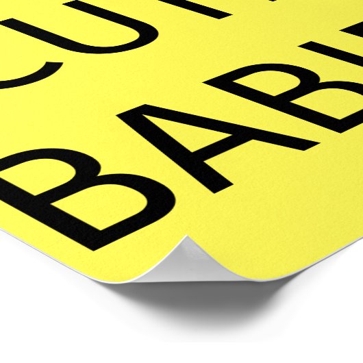 Niedliche Babys Poster (Ecke)