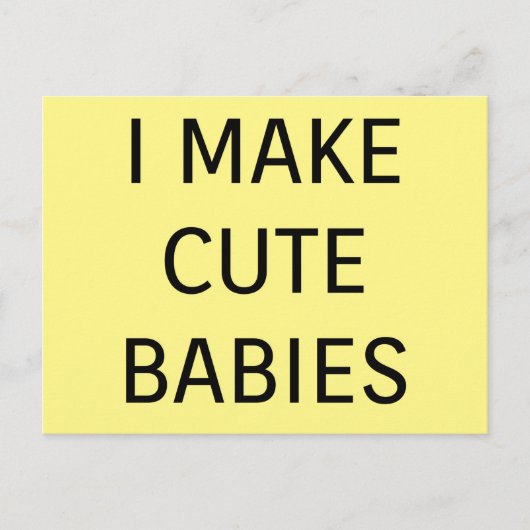 Niedliche Babys Postkarte (Vorderseite)