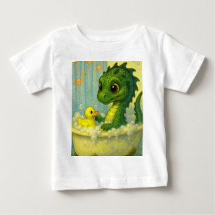 Niedliche Babyseeschwanzfantasie Baby T-shirt