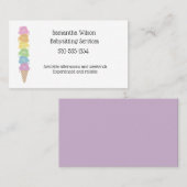 Niedliche Babysitting Bären, Visitenkarte (Vorne/Hinten)