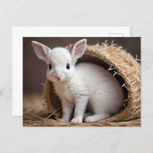 Niedliche Babytiere, Postüberquerung Postkarte
