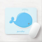 Niedliche Babywal kawaii Cartoonkinder Mousepad (Mit Mouse)
