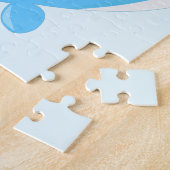 Niedliche Babywal kawaii Cartoonkinder Puzzle (Seite)