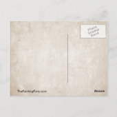 Niedliche Babyziege Postkarte (Rückseite)