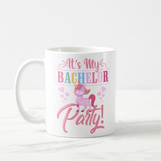 Niedliche Bachelor-Party Kaffeetasse (Links)