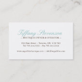 Niedliche Bäckerei-Geschäfts-Karte Visitenkarte (Rückseite)