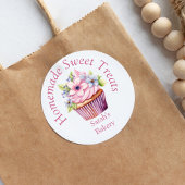 Niedliche Bäckereiverpackung Runder Aufkleber