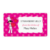 Niedliche Backetiketten Personalisiert (Vorne)