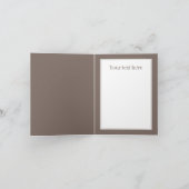 Niedliche Backing-Maus Text hinzufügen Karte (Innenseite)