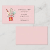 Niedliche Backzubehör - Visitenkarte (Vorne/Hinten)